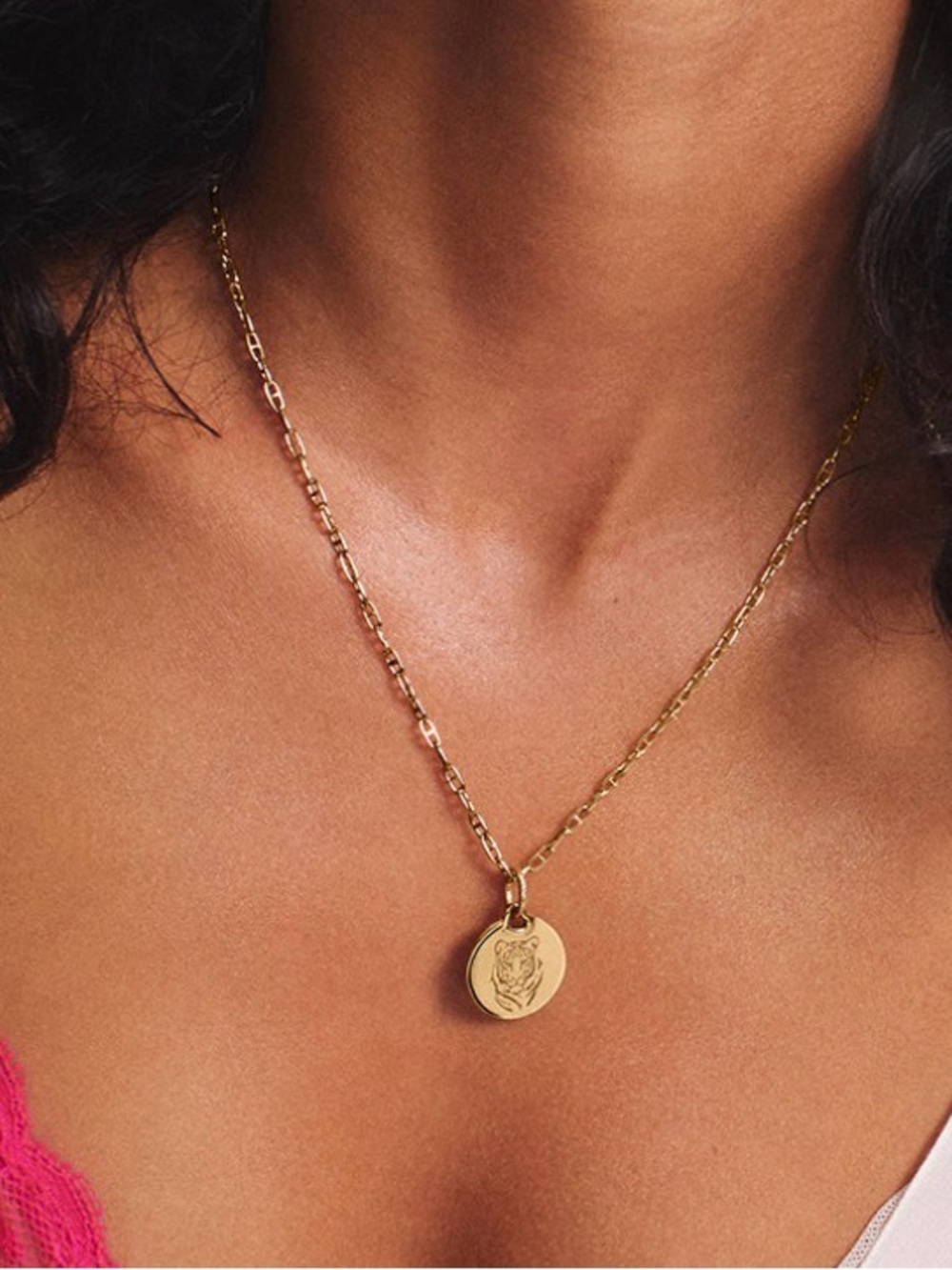 Pandora Tyla Tiger Charm Necklace